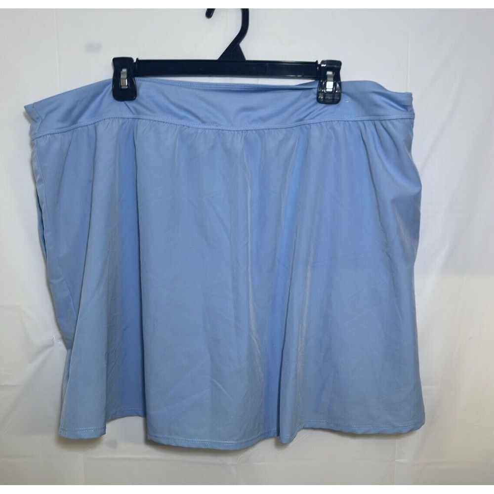 Crane Activewear Skort Women's Size XXL Light Blue Pockets Golf Tennis Classic